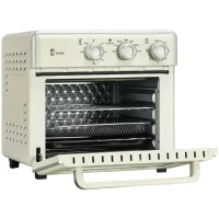 HOMCOM 5 în 1 Mini cuptor, 20 L capacitate, 1400W, 1 grilă cuptor, 1 tavă de copt, timer 60 min.(m-5)