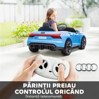 HOMCOM Mașinuta Electrică Copii 12V 4.5Ah 25kg pentru Copii Albastră(m-5)