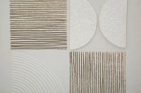 Mauro Ferretti Pictura Abstract Pe Panza, Cu Rama,  Cm 60X3X58(m-3)