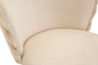 Mauro Ferretti Scaun De Bar Alaska -B- Crem Set 2 Bucăți Cm 55X58X106 (Înălțime Scaun Cm 77)(m-7)