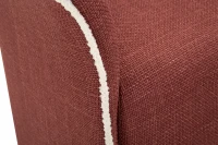 Mauro Ferretti Fotoliu rotativ Siena bordeaux cm 83,5x66x80 (înălțime șezut cm 42)(m-7)