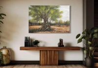 Mauro Ferretti Pictura Pe Panza, Maslin,  -C- Cm 120X3,8X78(m-5)