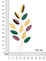 Mauro Ferretti Panou Decorativ Colorat Pentru Perete, 31 X 1,9 X 61 Cm(m-6)
