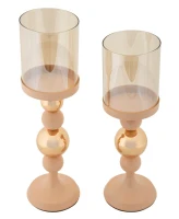 Mauro Ferretti Set Suporturi Lumanare 2 Bucati Cm Ø10X32-10X34(m-2)