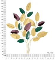 Mauro Ferretti Panou De Perete Colorat Cm 81,9X3,8Xx95(m-6)