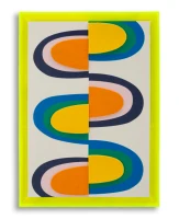 Mauro Ferretti Tablou Pictat Pe Panza, Pop Art,  Cu Rama  -A- Cm 50X3,3X68(m-1)