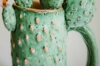 Mauro Ferretti Tablou Imprimat Pe Pânză Lacuită, Cu Ramă, Model ,,Borcan Cu Cactus", Varianta C, Dimensiuni 40 X 2,8 X 40 Cm(m-4)