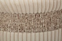 Mauro Ferretti Set 3 Pufuri Crem Cu Spațiu De Depozitare, Ø 40,5 X 49,5 Cm, 35 X 42 Cm, 31 X 38 Cm(m-5)