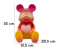 Mauro Ferretti Ursuleț Curcubeu,  21,5 X 20,5 X 32 Cm(m-8)