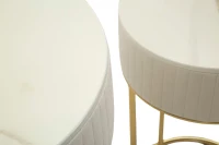 Mauro Ferretti Set De 2 Masute Inalte Cm Ø 50X90-40X68(m-3)