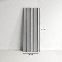 Outsunny Conjunto de 12 Painéis em Aço Galvanizado Resistente às Intempéries Cinza Claro Medida de Um Painel 129x45 cm(m-2)