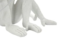 Mauro Ferretti Lampă De Masă Design Maimuță Șezută Alb Cm 33X33X30(m-6)