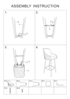 Mauro Ferretti Scaun De Bar Alaska -A- Verde Set 2 Bucăți Cm 52X46X111 (Înălțime Șezut Cm 78)(m-11)