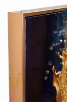 Mauro Ferretti Pictura Pe Panza, Lacuita, Cu Rama,  -A- Cm 60X4X88(m-3)