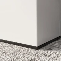 HOMCOM Lareira a Bioetanol de Chão com Queimador 1,2L Aproximadamente 3H de Duração de Combustão Cobertura 20 a 25 m² em Aço(m-5)