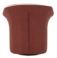 Mauro Ferretti Fotoliu rotativ Siena bordeaux cm 83,5x66x80 (înălțime șezut cm 42)(m-4)
