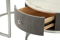 Mauro Ferretti Set De 2 Masute De Cafea Grays  Cm Ø 70X45-50X38(m-5)