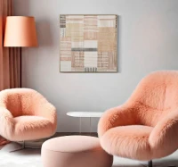 Mauro Ferretti Pictura Pe Panza, Cu Rama, Cm 60X3X58(m-5)