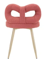 Mauro Ferretti Scaun Mini Ilary Roz, Cm Ø 40X67 (Inaltime Sezut Cm 46)(m-4)