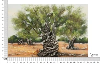 Mauro Ferretti Pictura Pe Panza, Maslin,  -A- Cm 120X3,8X78(m-6)