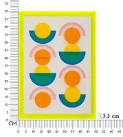 Mauro Ferretti Tablou Pictat Pe Pânză Pop Art Cu Rama -B- Cm 50X3,3X68(m-7)