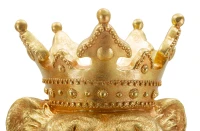 Mauro Ferretti Statuie Leul Rege Shant, 30 X 42 X 74 Cm(m-5)