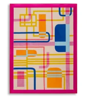 Mauro Ferretti Pictura Pe Panza Lacuită Cu Lac Acrilic Și Ramă  -A- Cm 60X3,3X78(m-1)