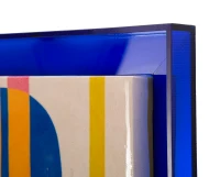 Mauro Ferretti Pictura Pe Panza Lacuită Cu Lac Acrilic Și Ramă -B- Cm 60X3,3X78(m-4)