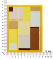 Mauro Ferretti Pictura Pe Panza Lacuită Cu Lac Acrilic Și Ramă -A- Cm 60X3,3X78(m-7)