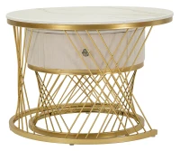 Mauro Ferretti Set De 2 Masute De Cafea Votix,  Cm Ø 70X48-50X43,3(m-8)