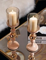 Mauro Ferretti Set Suporturi Lumanare 2 Bucati Cm Ø10X32-10X34(m-5)