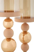 Mauro Ferretti Set Suporturi Lumanare 2 Bucati Cm Ø10X32-10X34(m-4)