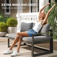 Outsunny 3-delig Tuinset(m-5)