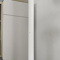 HOMCOM Masă de bar rotundă masă bistro înaltă masă de bucătărie stil contemporan cu blat pictat și cadru din oțel(m-5)