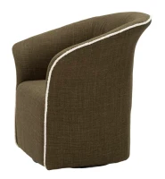 Mauro Ferretti Fotoliu pivotant Siena verde cm 83,5x66x80 (înălțime șezut cm 42)(m-3)