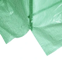 Outsunny 245 x 200cm Polytunnel Greenhouse - Green(m-9)