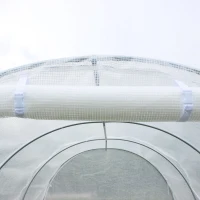 Outsunny Walk In Greenhouse Cover Replacement Plant Growhouse PE Cover 4.5x3x2m White(m-8)
