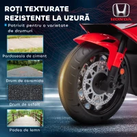 HOMCOM Motocicleta Electrică Copii 6V 3 km/h pentru Copii 3-5 ani - Roșie(m-4)