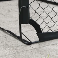 SPORTNOW Poarta de Fotbal cu Iluminare LED pentru Copii(m-9)