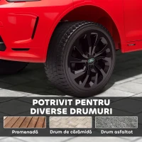 Aiyaplay Masina Electrica pentru Copii 3-6 Ani, cu Telecomanda, Centura, Muzica, Claxon si Faruri, 106x65.5x51 cm, Rosu(m-8)