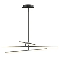HOMCOM Lámpara de Techo LED Moderna Ø100x79 cm con Pantalla de Acrílico Ángulo de Luz Ajustable para Salón Dormitorio o Cocina(m-11)