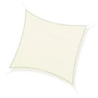 Outsunny Voal de umbrire rectangular 3 x 3 m - Protecție UV - Culoare crem(m-6)