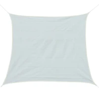 Outsunny Voal de umbrire rectangular 3 x 3 m - Protecție UV - Culoare crem(m-1)