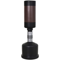 Sac de box HOMCOM - Sac pe suport cu înălțime ajustabilă de la 158 la 186 cm, Negru+Marou