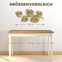 HOMCOM Wanddekor-Set aus Metall, lackierte Oberfläche, Blatt-Form, Goldfarben(m-7)