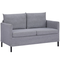 HOMCOM Sofa Compact de 2 Locuri – Eleganță și Confort