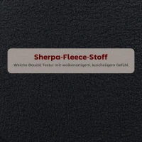 HOMCOM 2-delige Barstoelen met Gestoffeerde Zitting en Voetensteun, Fleece Bekleding, Metalen Frame, Zwart(m-5)