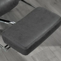 Vinsetto Fauteuil de bureau massant chauffant hauteur réglable dossier inclinable repose-pied + coussin lombaires intégrés(m-15)