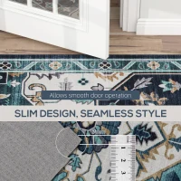 HOMCOM Covor Boho Antiderapant și Lavabil cu Fir Scurt 230x160cm Multicolor(m-7)