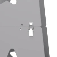 AIYAPLAY Scala Montessori Convertibile in Set Tavolo e Sedie con Barra di Sicurezza, in Legno, 60x44.5x86 cm, Grigio(m-9)